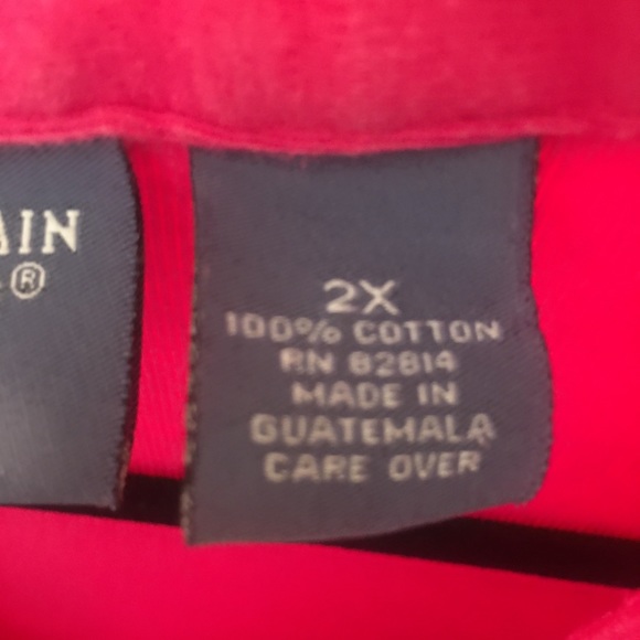 HOT PINK SLEEVELESS TOP 2X - Picture 6 of 7